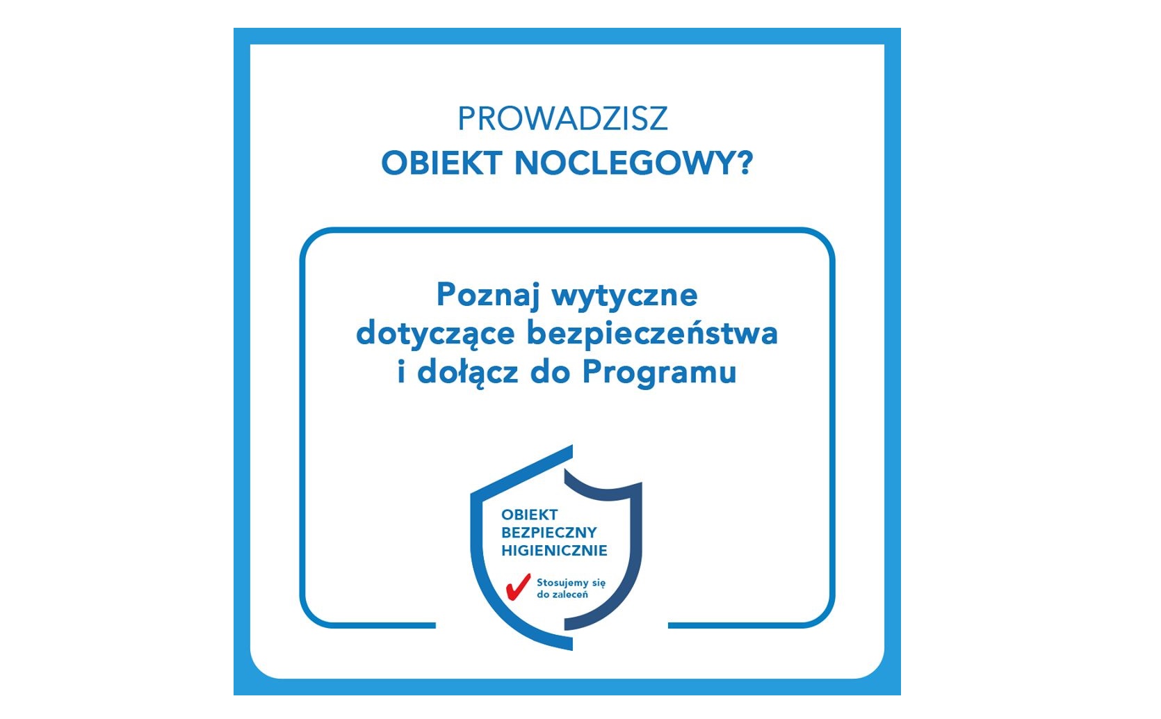 „Obiekt bezpieczny higienicznie”