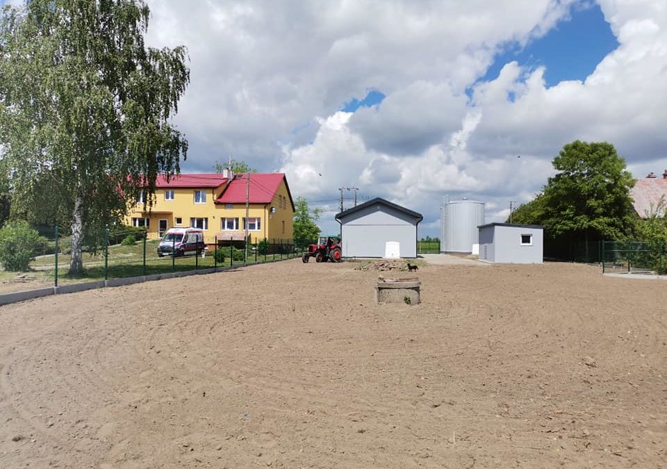 Porządkowanie terenu działek komunalnych w Jeżewie Starym