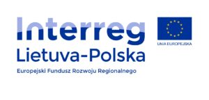 Interreg. Litwa-Polska. Unia Europejska. Europejski Fundusz Rozwoju Regionalnego. LT-PL-4R-283- „PARTNERSTWO. PRZEDSIĘBIORCZOŚĆ. DZIAŁANIE.” CEL PROJEKTU - Wspieranie młodzieży transgranicznej i młodych przedsiębiorców w zakładaniu, rozwijaniu i utrzymywaniu działalności gospodarczej - umożliwiając im tworzenie miejsc pracy, budowanie społeczności i przekształcanie życia. Początek projektu: 01.06.2020, koniec: 31.12.2021 Wartość projektu ogółem: 198 300, 38 euro, dofinansowanie UE: 168 555, 31 euro Projekt realizowany przez: Gmina Orzysz, Gmina Tykocin, Rejon Łoździeje"