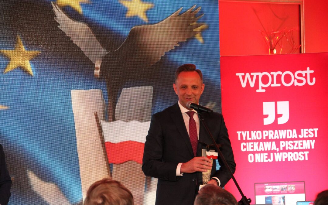 Burmistrz Tykocina Mariusz Dudziński laureatem nagrody Orła Tygodnika „Wprost”