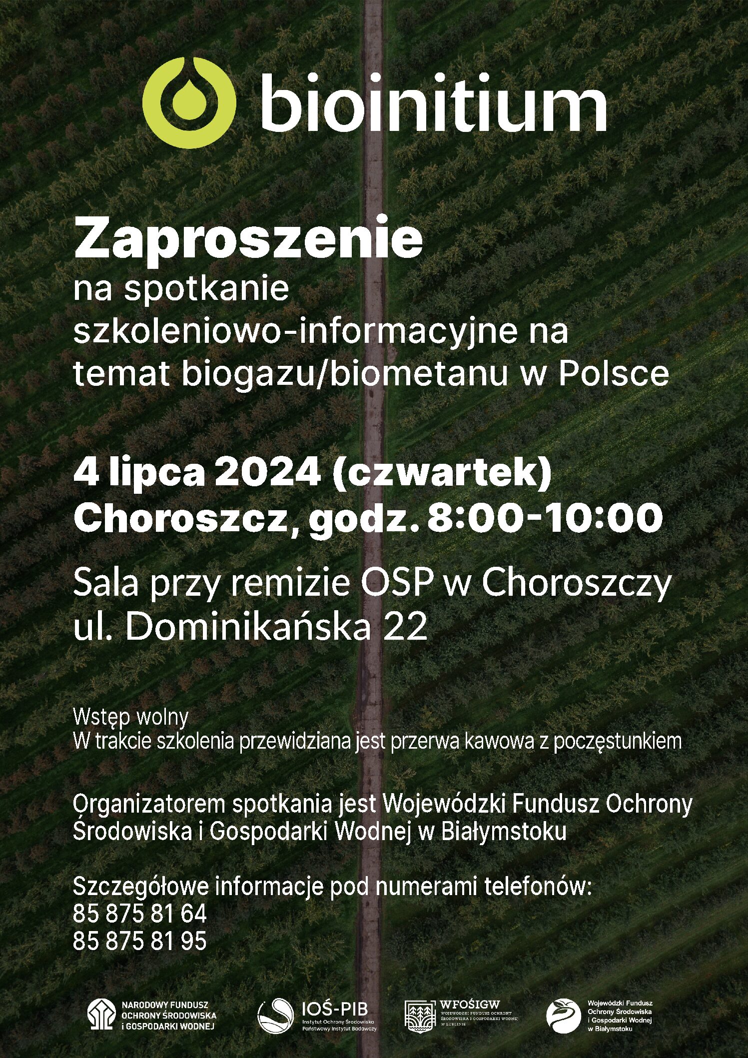 Zaproszenie na spotkanie szkoleniowo – informacyjne