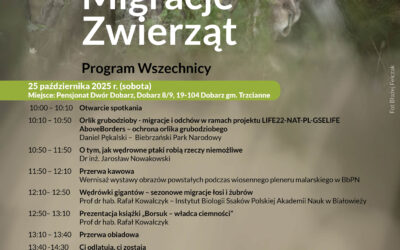 Zaproszenie na 87. Wszechnicę Biebrzańską pt. „Migracje Zwierząt”