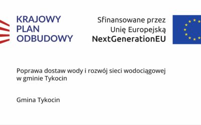 Realizacja zadania „Poprawa dostaw wody i rozwój sieci wodociągowej w gminie Tykocin”