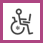 Grafika przedstawia człowieka na wózku inwalidzkim. Osoba ta trzyma na kolanach komputer typu laptop