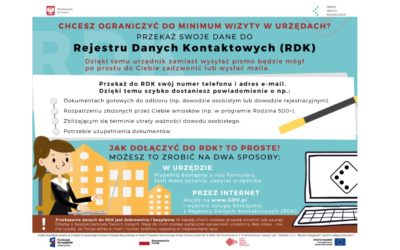 Skorzystaj z Rejestru Danych Kontaktowych (RDK)