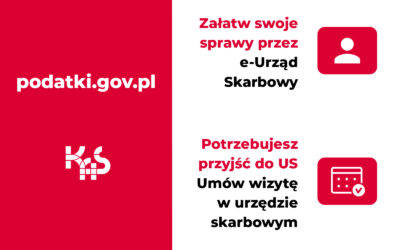 Załatwiaj swoje sprawy przez e-Urząd Skarbowy, a wizytę w urzędzie umawiaj na podatki.gov.pl