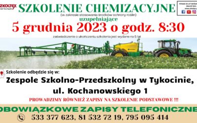 Szkolenie chemizacyjne dla rolników