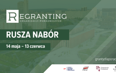 Rusza nabór- regranting dla organizacji poradniczych