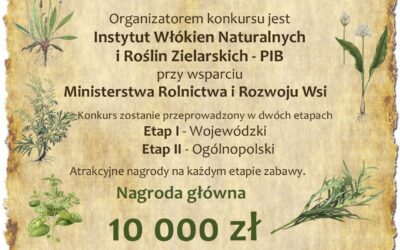 Konkurs „Zioła dla Zdrowia” pod patronatem Ministra Rolnictwa i Rozwoju Wsi