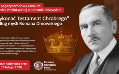 XIV Konkurs Wiedzy Patriotycznej o Romanie Dmowskim